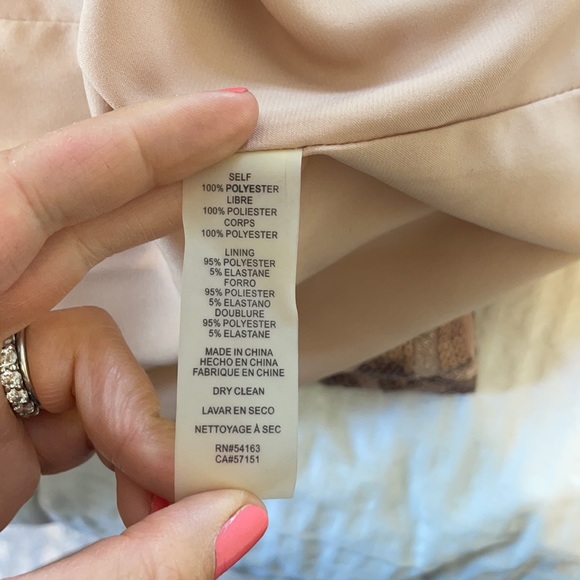 Vince Camuto Metallic Sequin Dress Razor Back sz 2 - Picture 7 of 7